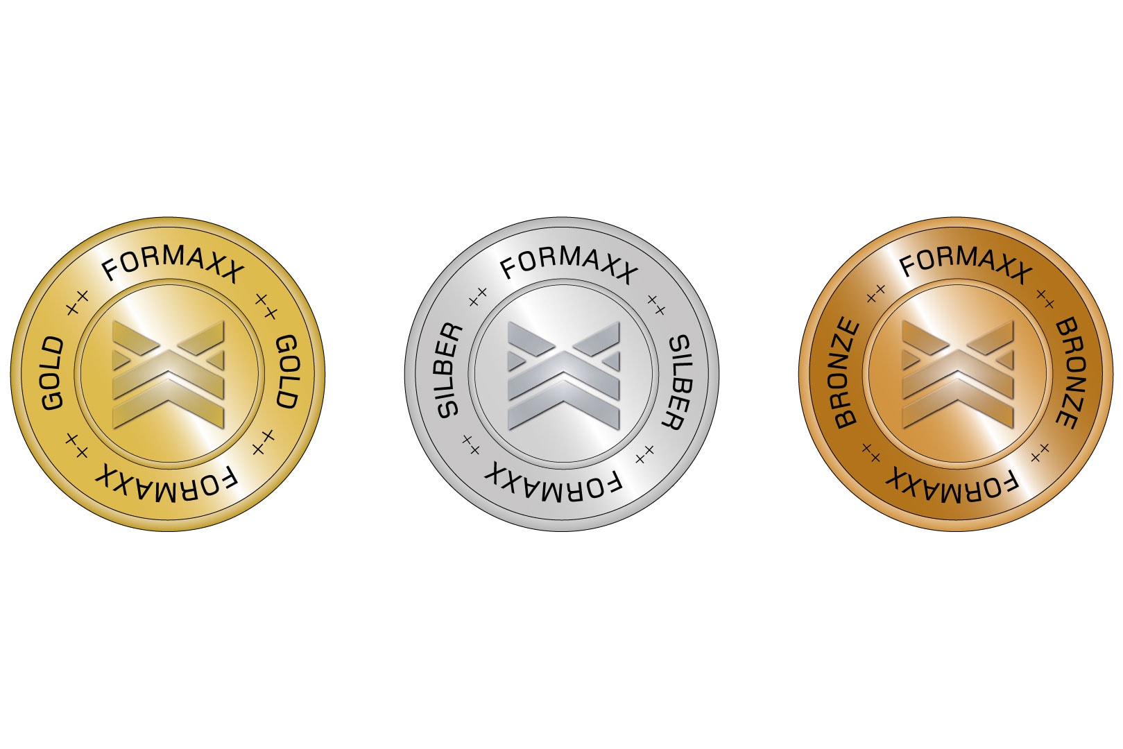 FORMAXX Gold Silber Bronze